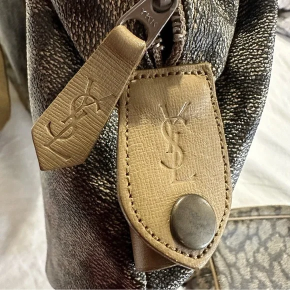 Yves Saint Laurent Boston Giraffe‎ Print Bag excellent condition! - Picture 3 of 10